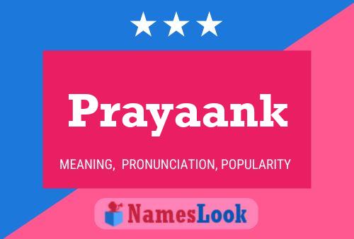 Prayaank Name Poster