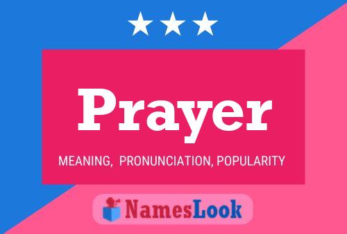 Prayer Name Poster