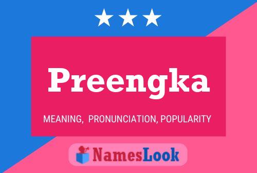 Preengka Name Poster