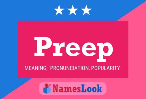 Preep Name Poster