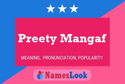 Preety Mangaf Name Poster