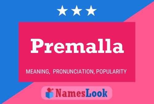 Premalla Name Poster