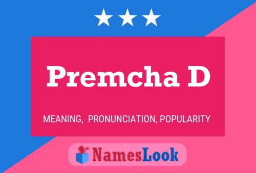 Premcha D Name Poster