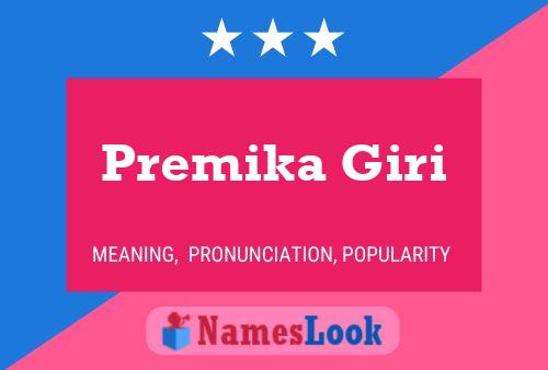 Premika Giri Name Poster