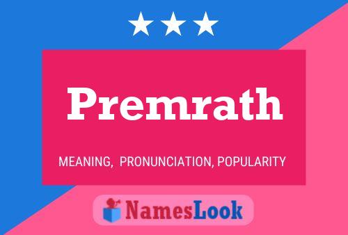 Premrath Name Poster