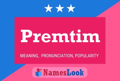 Premtim Name Poster