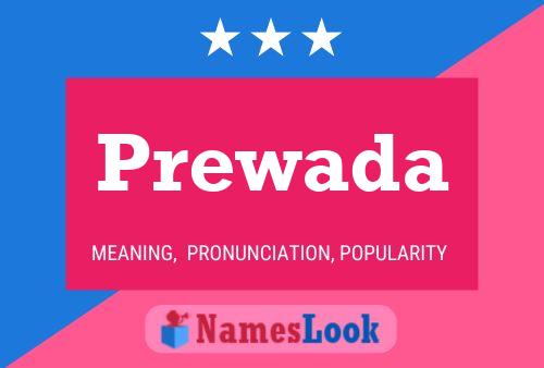 Prewada Name Poster