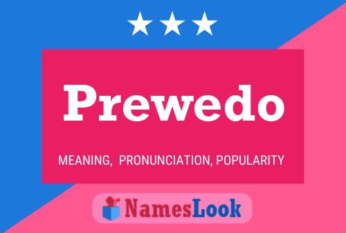 Prewedo Name Poster