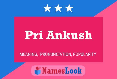 Pri Ankush Name Poster