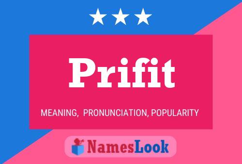 Prifit Name Poster