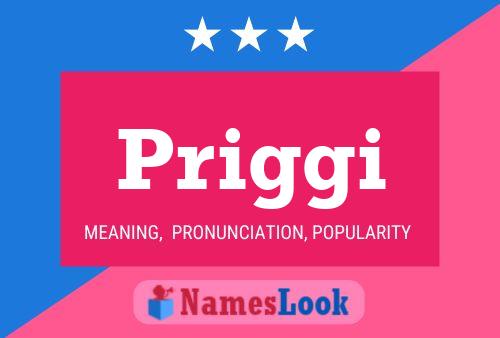 Priggi Name Poster