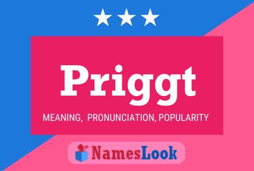 Priggt Name Poster