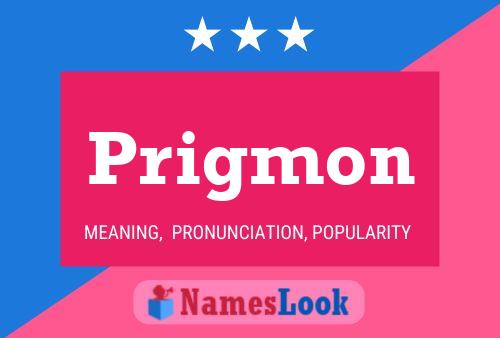 Prigmon Name Poster