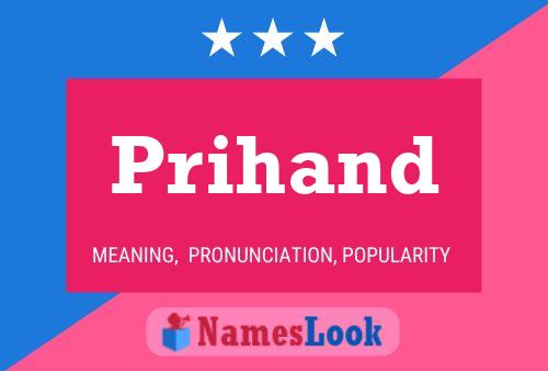 Prihand Name Poster