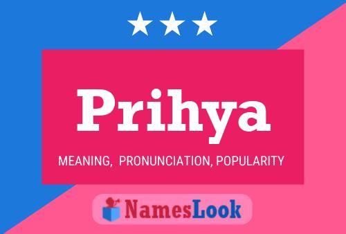 Prihya Name Poster