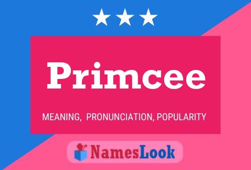 Primcee Name Poster