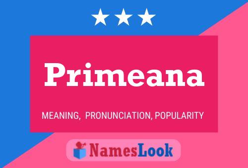 Primeana Name Poster