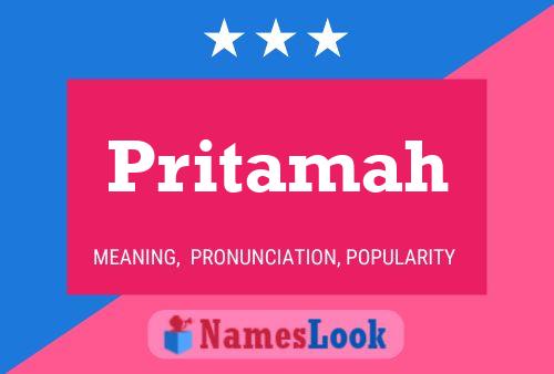 Pritamah Name Poster