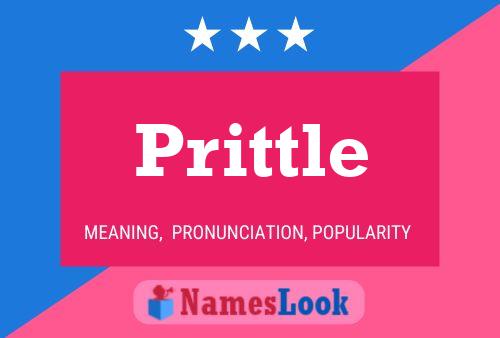 Prittle Name Poster