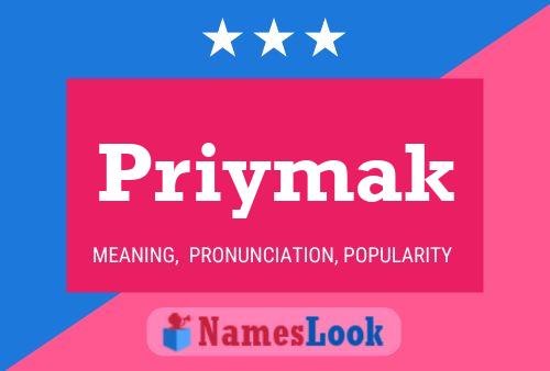 Priymak Name Poster