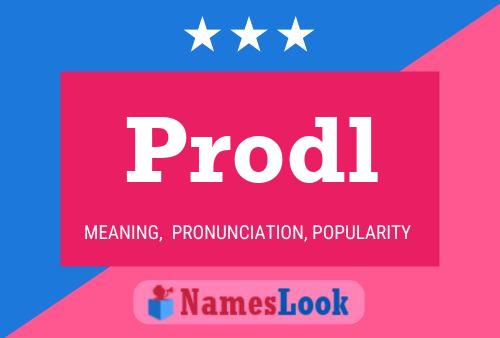 Prodl Name Poster