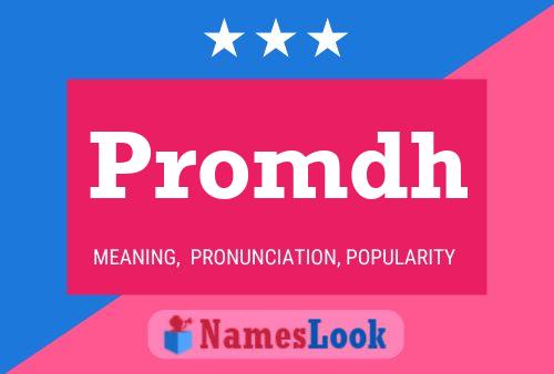 Promdh Name Poster