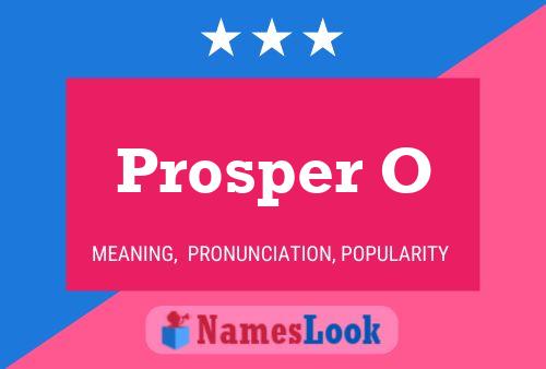 Prosper O Name Poster