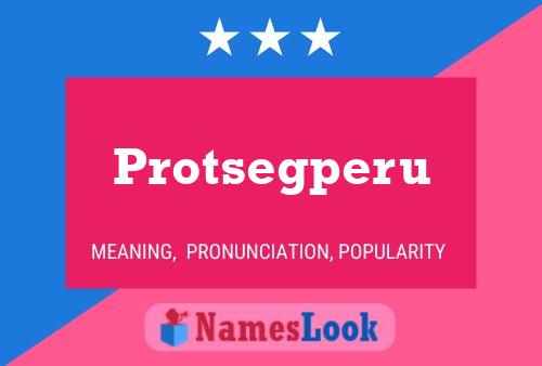 Protsegperu Name Poster