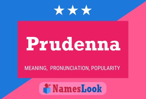 Prudenna Name Poster