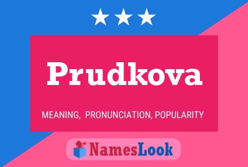 Prudkova Name Poster