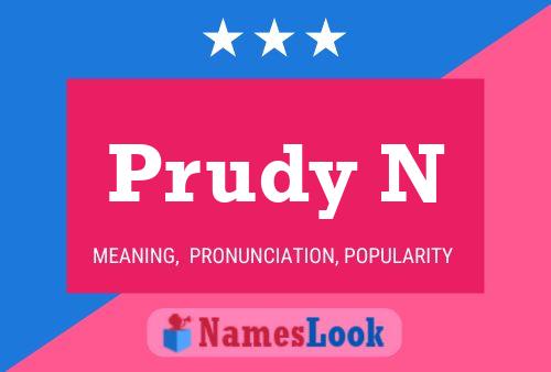 Prudy N Name Poster