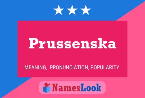 Prussenska Name Poster