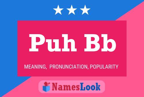 Puh Bb Name Poster