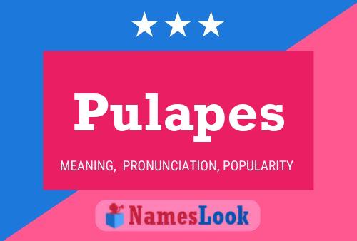 Pulapes Name Poster