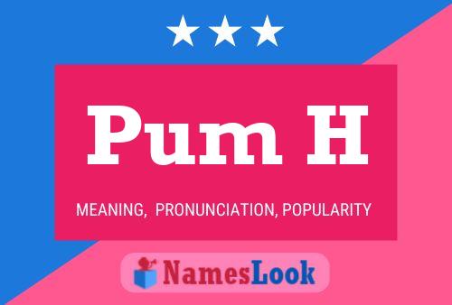 Pum H Name Poster