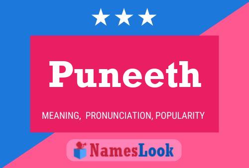 Puneeth Name Poster