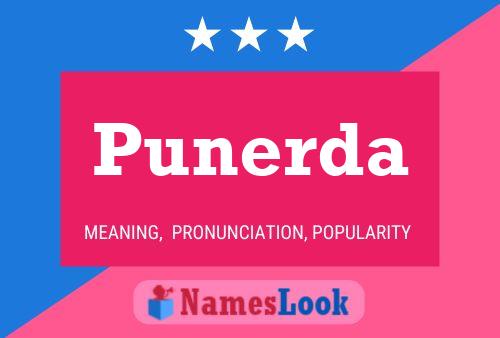 Punerda Name Poster