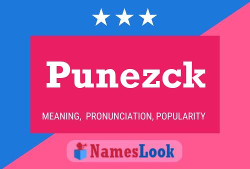 Punezck Name Poster