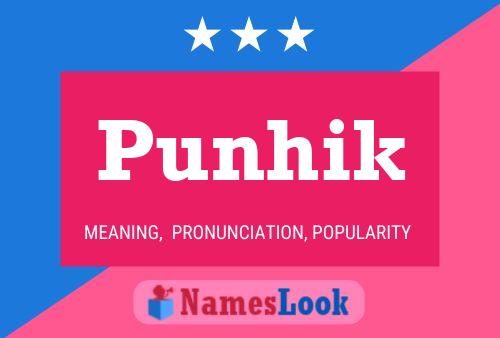 Punhik Name Poster