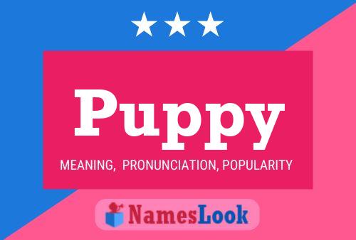 Puppy Name Poster