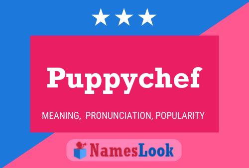 Puppychef Name Poster