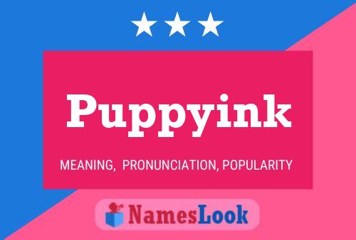 Puppyink Name Poster