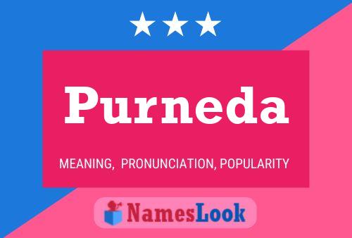 Purneda Name Poster