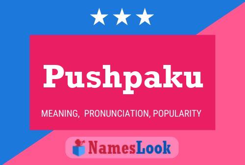 Pushpaku Name Poster