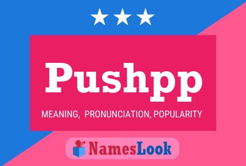 Pushpp Name Poster