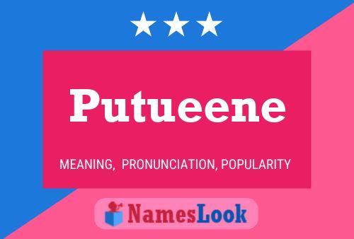 Putueene Name Poster