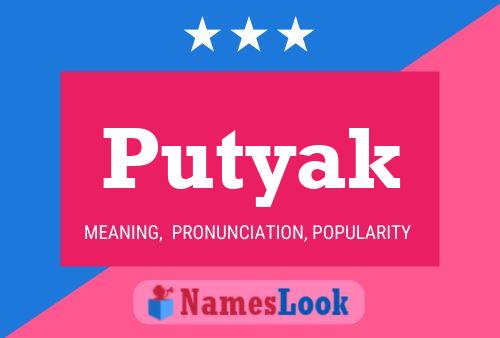 Putyak Name Poster