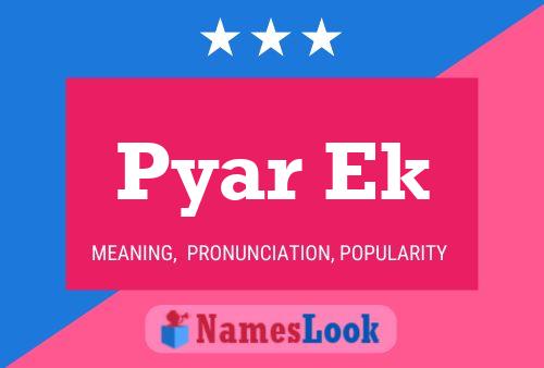 Pyar Ek Name Poster