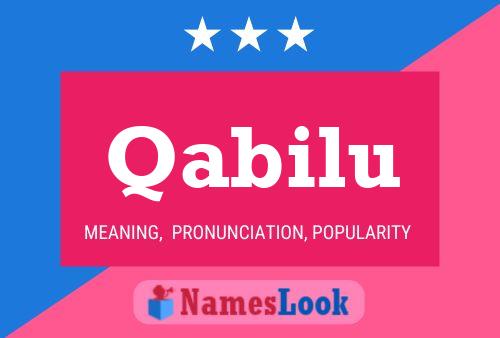 Qabilu Name Poster