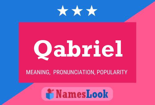 Qabriel Name Poster